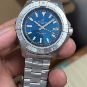 Breitling Avenger 42 Silver Dial with Blue Accent