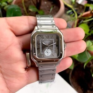 Cartier Santos Full Grey Watch