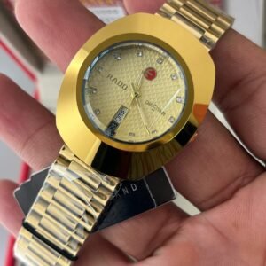 Rado Diastar Day Date Stainless Steel Watch