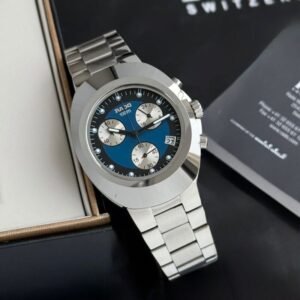 Rado Diastar Slim Chronograph Blue Dial