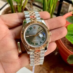 Rolex DateJust Roman Dial RG Bezel 41mm