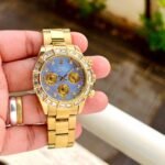 Rolex Daytona Gold Body Ice Blue Dial Watch