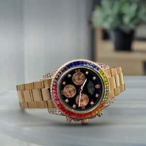 Rolex Daytona Rainbow Quartz Watch