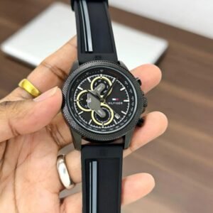 Tommy Hilfiger Clark Chronograph Black Dial 43mm